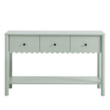 Emmeline 3-Drawer Scalloped Console Table by Modway