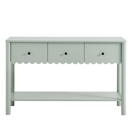 Emmeline 3-Drawer Scalloped Console Table by Modway HouseOfZazla