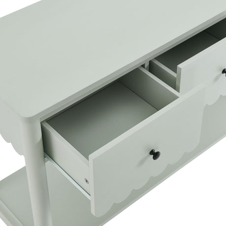 Emmeline 3-Drawer Scalloped Console Table by Modway HouseOfZazla
