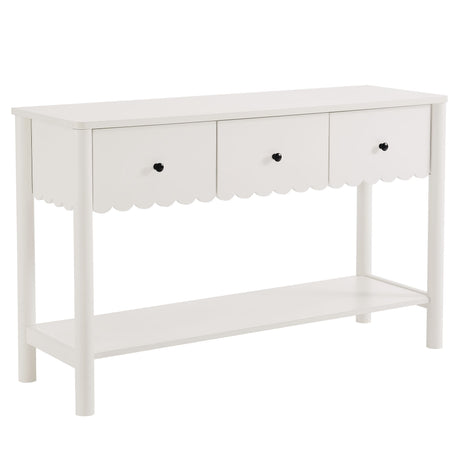 Emmeline 3-Drawer Scalloped Console Table by Modway HouseOfZazla