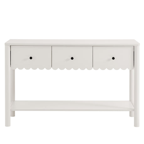 Emmeline 3-Drawer Scalloped Console Table by Modway HouseOfZazla