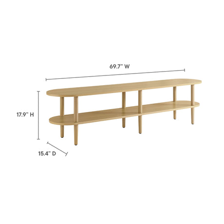 Torus Oval Wood TV Stand by Modway HouseOfZazla