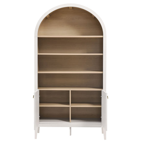 Nolan 74" Tall Wide Arched Storage Display Cabinet Bookshelf by Modway HouseOfZazla