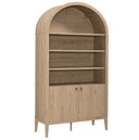 Nolan 74" Tall Wide Arched Storage Display Cabinet Bookshelf by Modway HouseOfZazla