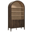 Nolan 74" Tall Wide Arched Storage Display Cabinet Bookshelf by Modway HouseOfZazla