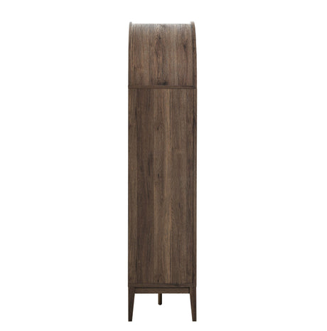 Nolan 74" Tall Wide Arched Storage Display Cabinet Bookshelf by Modway HouseOfZazla