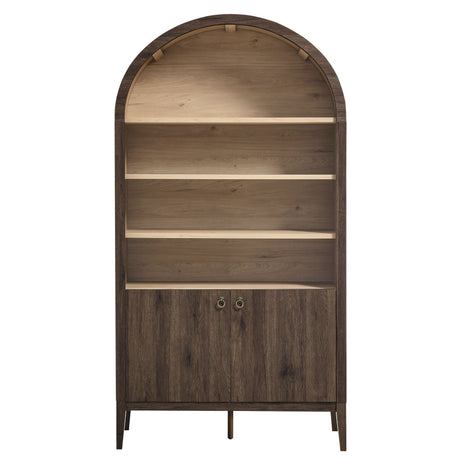 Nolan 74" Tall Wide Arched Storage Display Cabinet Bookshelf by Modway HouseOfZazla