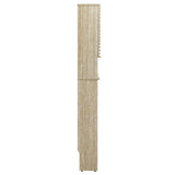 Render Over the Toilet Faux Travertine Bathroom Storage Cabinet by Modway