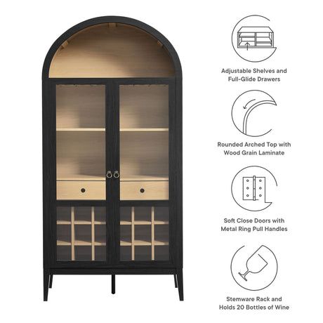 Nolan Arched Bar Cabinet by Modway HouseOfZazla