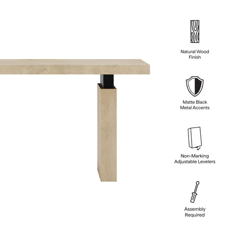 Piston 52" Rectangular Wood Console Table by Modway HouseOfZazla