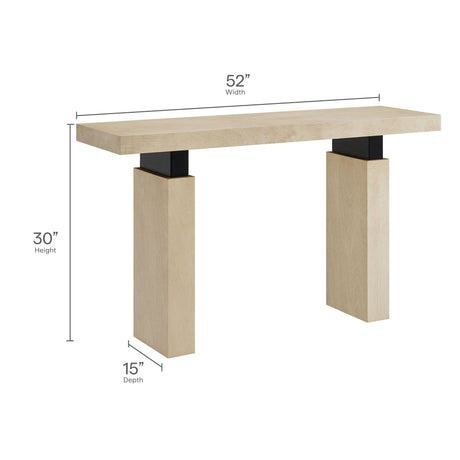 Piston 52" Rectangular Wood Console Table by Modway HouseOfZazla