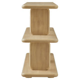 Lyle Sculptural 2-Tier Bookshelf by Modway
