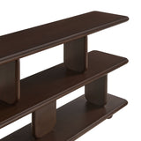 Lyle Sculptural 2-Tier Bookshelf by Modway