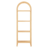 Vexley 72 Inch Tall Narrow Arched Bookshelf by Modway