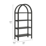 Vexley 60 Inch Arched Bookshelf by Modway