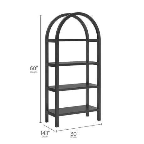 Vexley 60 Inch Arched Bookshelf by Modway HouseOfZazla