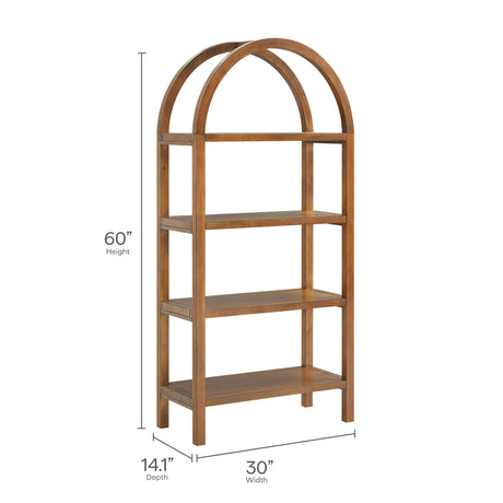 Vexley 60 Inch Arched Bookshelf by Modway HouseOfZazla