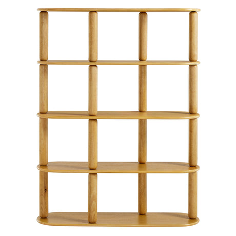 Arcus 4-Tier Oval Wood Bookshelf by Modway HouseOfZazla