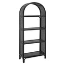 Celeste 67 Inch Tall Arched Natural Rattan Bookshelf by Modway HouseOfZazla