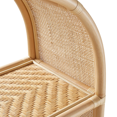 Celeste 67 Inch Tall Arched Natural Rattan Bookshelf by Modway HouseOfZazla