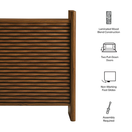 Emric Wave Shoe Cabinet by Modway HouseOfZazla