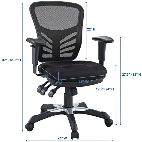 Articulate Mesh Office Chair by Modway HouseOfZazla