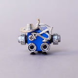Handcrafted Wooden Bot Necklace, Keychain, or Mini Decor