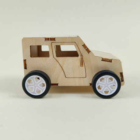 Pull String Car DIY Kit DIY Kit, Educational STEM Toy Kitsville