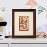 'KINOWA Wooden Art Kit Kiharie The Three Little Pigs Made in Japan KINOWA