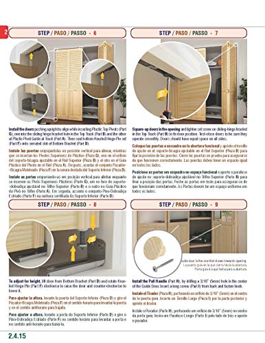 "Kimberly Bay Closet Door, Bi-fold, 6-Panel Style Solid Wood (80x36) Kimberly Bay