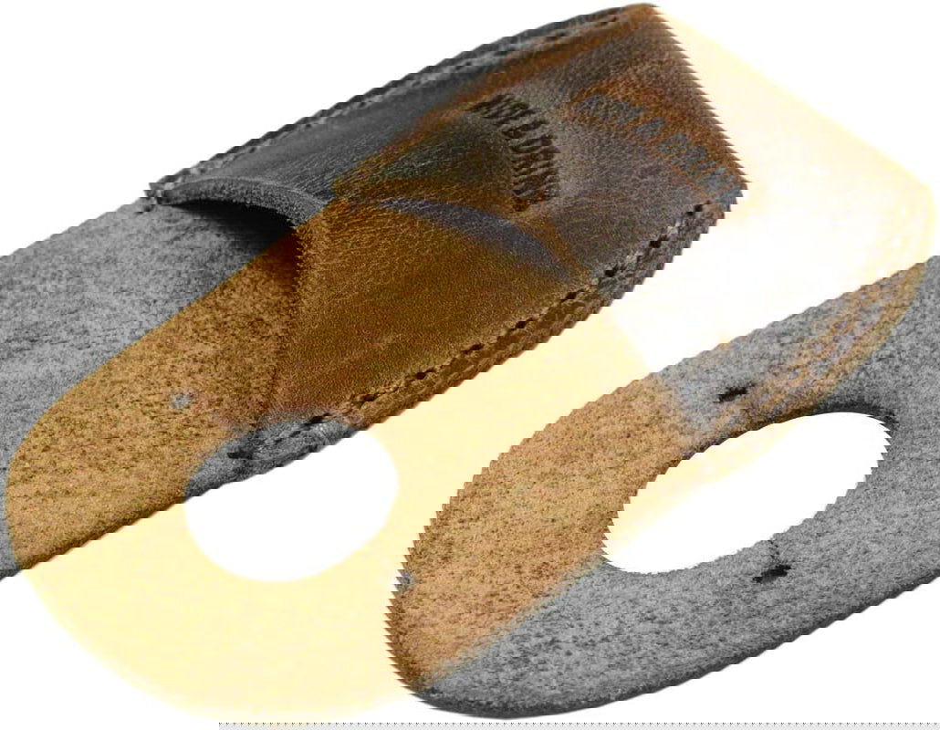 , Leather Thumb Guard, Finger Protector, Carpenter Carving Accessories, Handmade Includes 101 Year Warranty :: Bourbon Brown WoodArtSupply