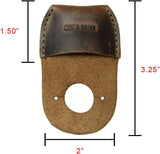 , Leather Thumb Guard, Finger Protector, Carpenter Carving Accessories, Handmade Includes 101 Year Warranty :: Bourbon Brown WoodArtSupply