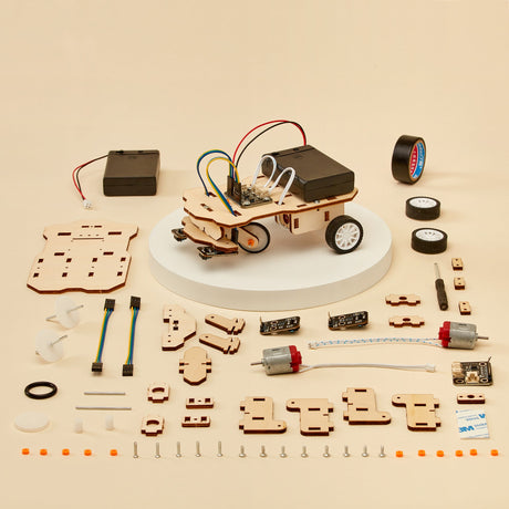 Line Follower Robot DIY Kit, Educational STEM Toy Kitsville