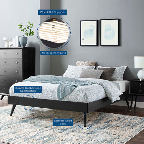 Margo Wood Full Platform Bed Frame by Modway HouseOfZazla