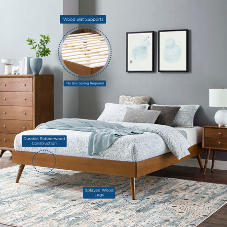 Margo Wood Full Platform Bed Frame by Modway HouseOfZazla