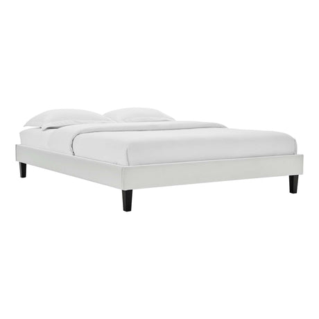 Reign Performance Velvet Twin Platform Bed Frame by Modway HouseOfZazla