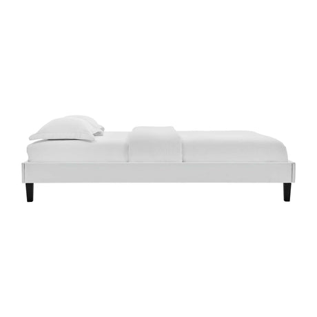 Reign Performance Velvet Twin Platform Bed Frame by Modway HouseOfZazla