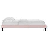 Reign Performance Velvet Twin Platform Bed Frame by Modway