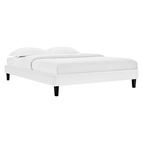 Reign Performance Velvet Twin Platform Bed Frame by Modway HouseOfZazla