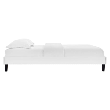 Reign Performance Velvet Twin Platform Bed Frame by Modway HouseOfZazla