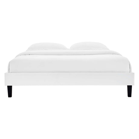 Reign Performance Velvet Twin Platform Bed Frame by Modway HouseOfZazla