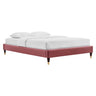 Harlow Performance Velvet Queen Platform Bed Frame by Modway HouseOfZazla