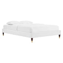 Harlow Performance Velvet Queen Platform Bed Frame by Modway HouseOfZazla