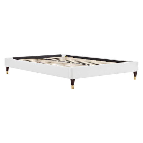 Harlow Performance Velvet Queen Platform Bed Frame by Modway HouseOfZazla
