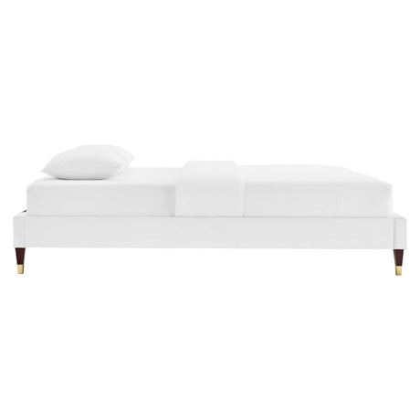 Harlow Performance Velvet Queen Platform Bed Frame by Modway HouseOfZazla