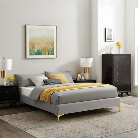 Sutton Performance Velvet Full Bed Frame by Modway HouseOfZazla
