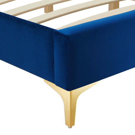 Sutton Performance Velvet Full Bed Frame by Modway HouseOfZazla