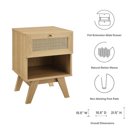 Soma 1-Drawer Nightstand by Modway HouseOfZazla