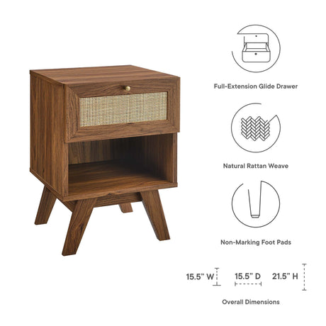 Soma 1-Drawer Nightstand by Modway HouseOfZazla