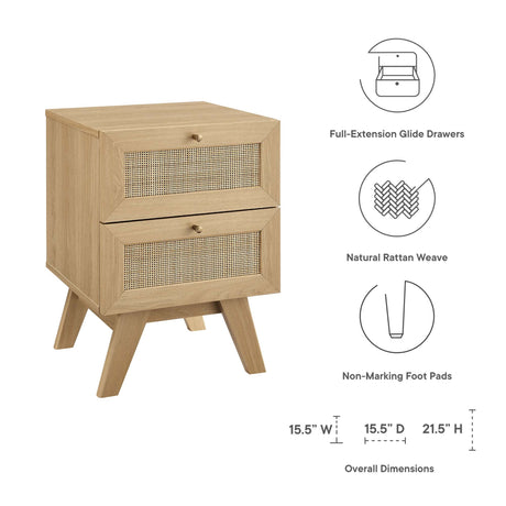 Soma 2-Drawer Nightstand by Modway HouseOfZazla